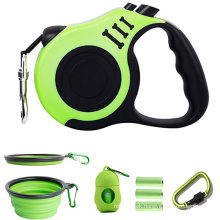 Wholesale Automatic Retractable Dog Leash Pet rope with Travel Dog Bowl Dog Poop Bags Dispenser